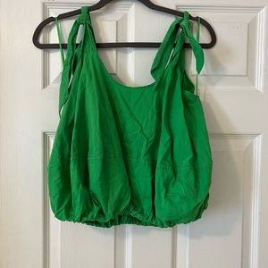 Zara Green Ballon Top